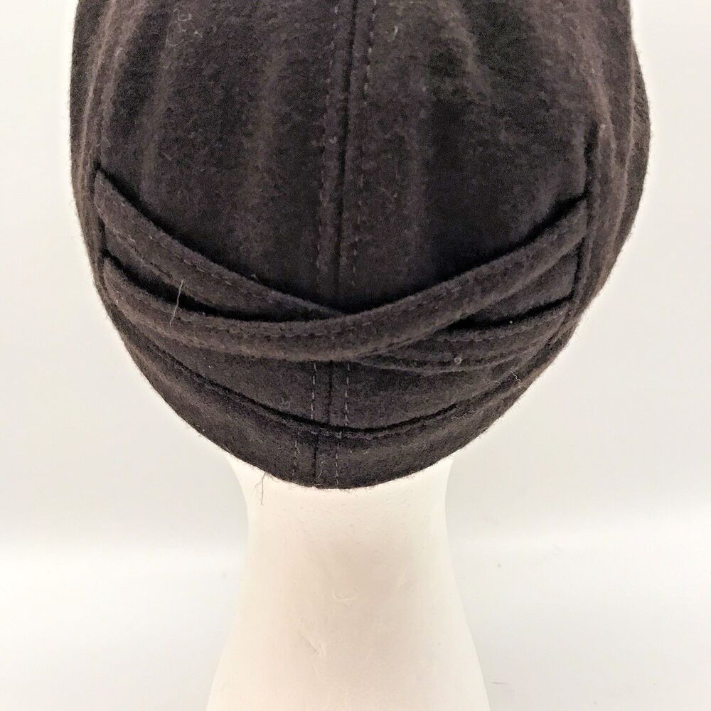Kokin New York Brown Wool Hat Hunt Cap Jockey Club Banded Equestrian Riding Gear - Picture 5 of 9